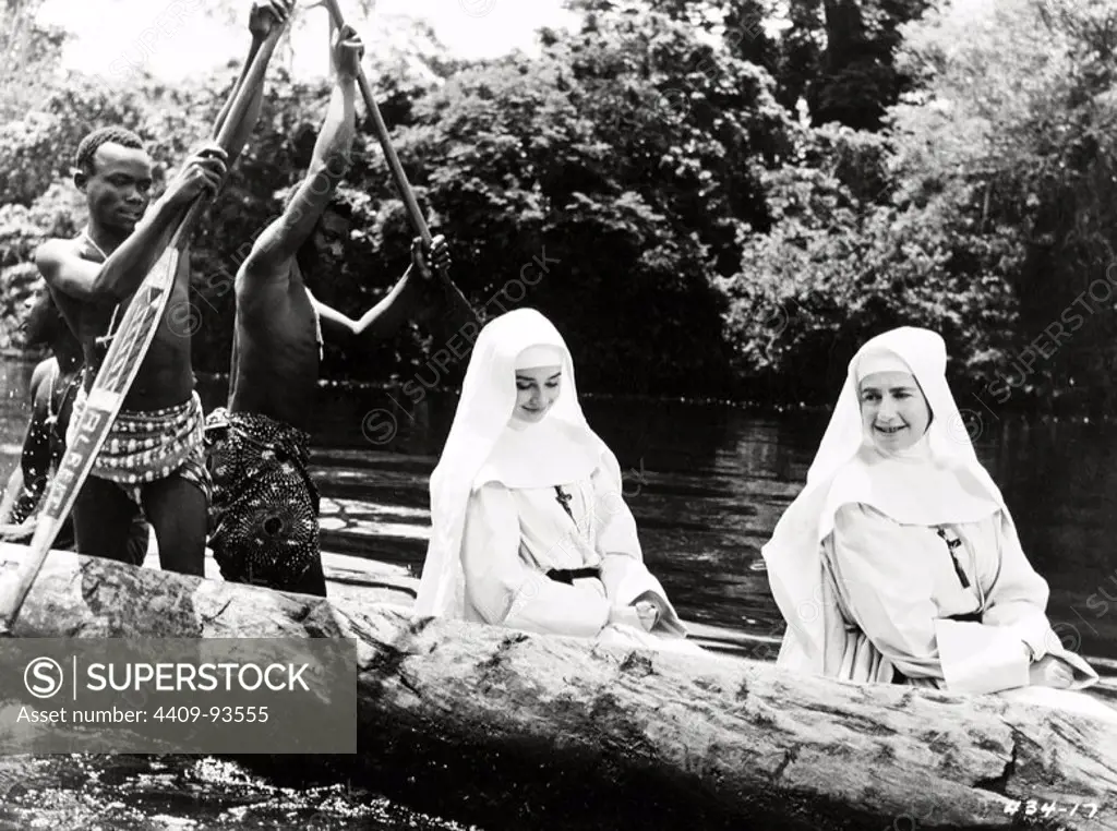 AUDREY HEPBURN and PEGGY ASHCROFT in THE NUN'S STORY (1959), directed by FRED ZINNEMANN.