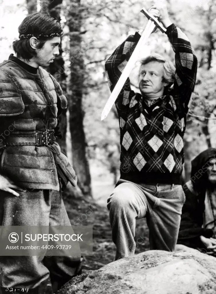 JOHN BOORMAN and NIGEL TERRY in EXCALIBUR (1981), directed by JOHN BOORMAN.