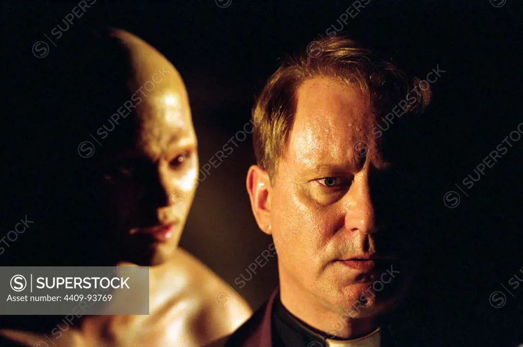 STELLAN SKARSGARD and BILLY CRAWFORD in DOMINION: PREQUEL TO THE EXORCIST (2005), directed by PAUL SCHRADER. Copyright: Editorial use only. No merchandising or book covers. This is a publicly distributed handout. Access rights only, no license of copyright provided. Only to be reproduced in conjunction with promotion of this film.