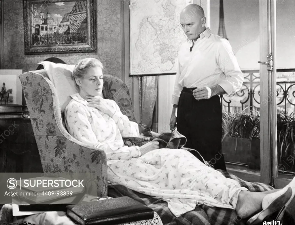 YUL BRYNNER and INGRID BERGMAN in ANASTASIA (1956), directed by ANATOLE LITVAK.