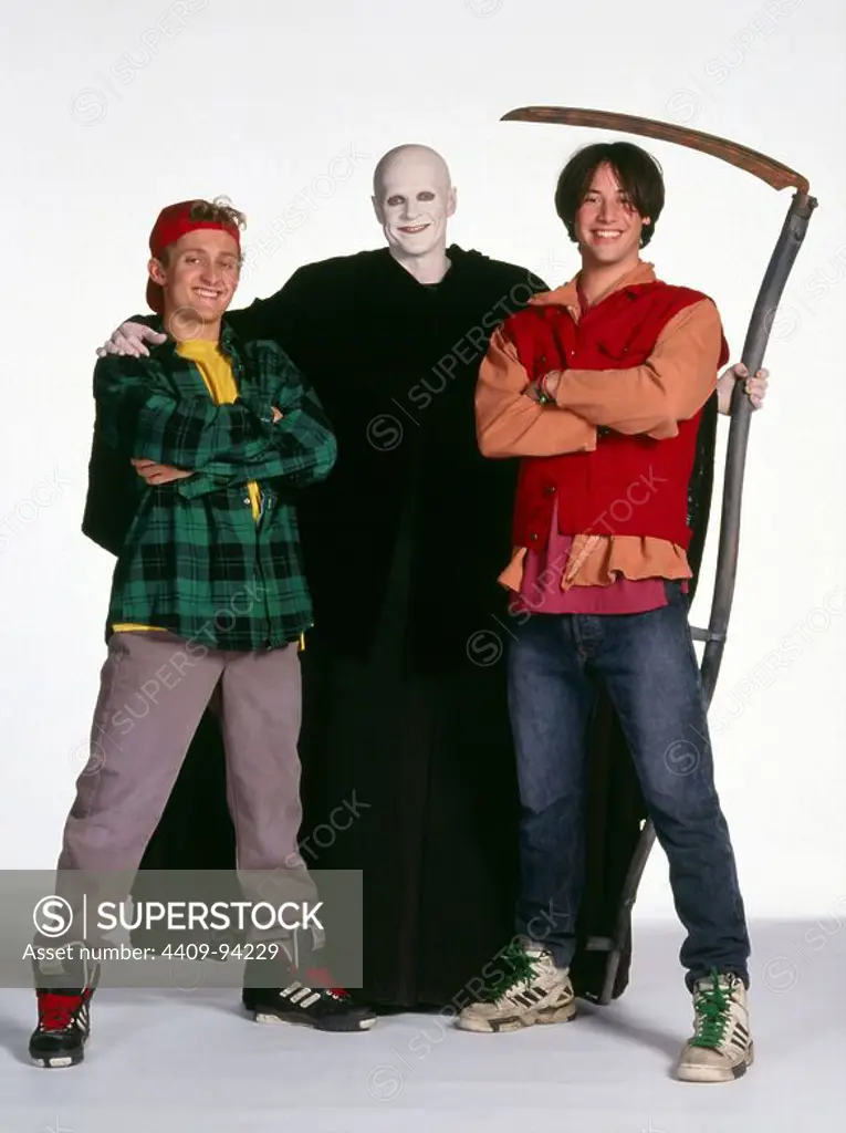 KEANU REEVES, WILLIAM SADLER and ALEX WINTERS in BILL & TED'S BOGUS JOURNEY (1991), directed by PETER HEWITT.
