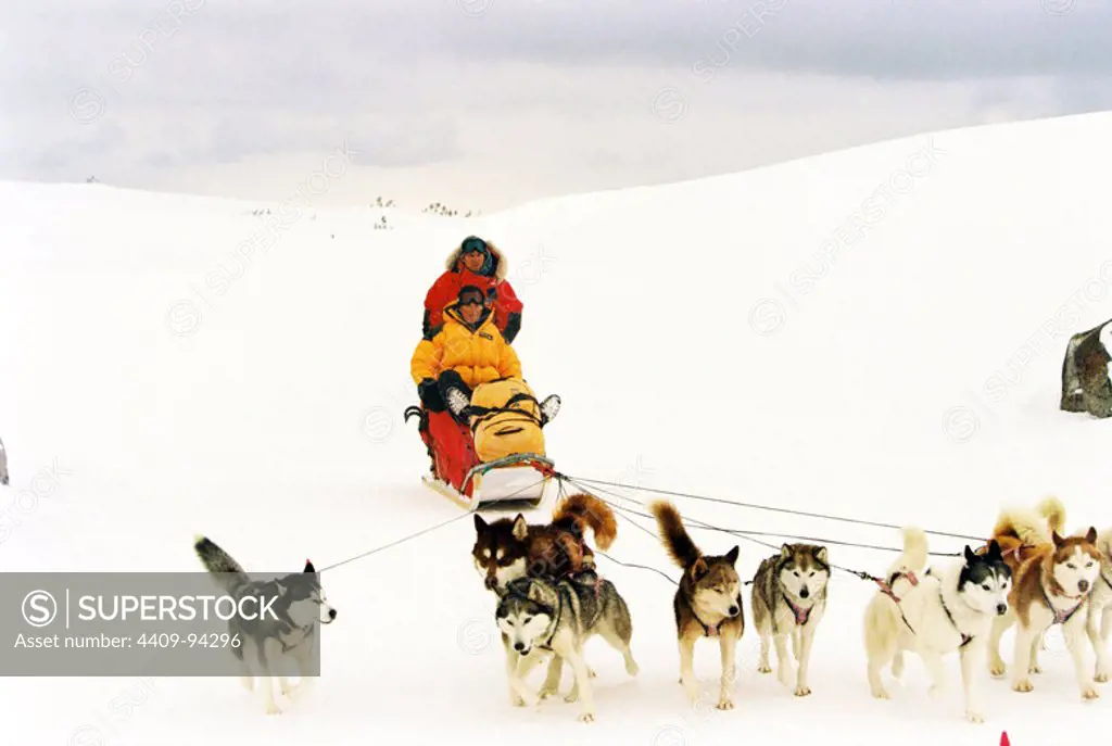 BRUCE GREENWOOD and PAUL WALKER in EIGHT BELOW (2006), directed by FRANK MARSHALL.