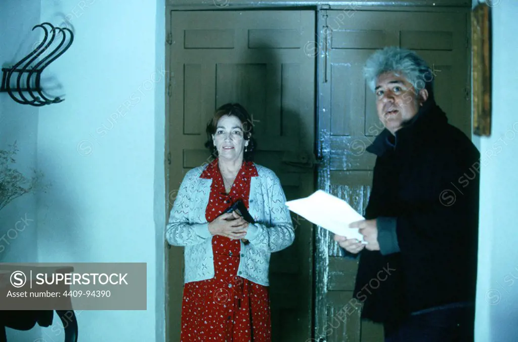 CARMEN MAURA and PEDRO ALMODOVAR in VOLVER (2006), directed by PEDRO ALMODOVAR.