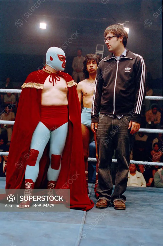 JACK BLACK, HECTOR JIMENEZ and JARED HESS in NACHO LIBRE (2006), directed by JARED HESS.