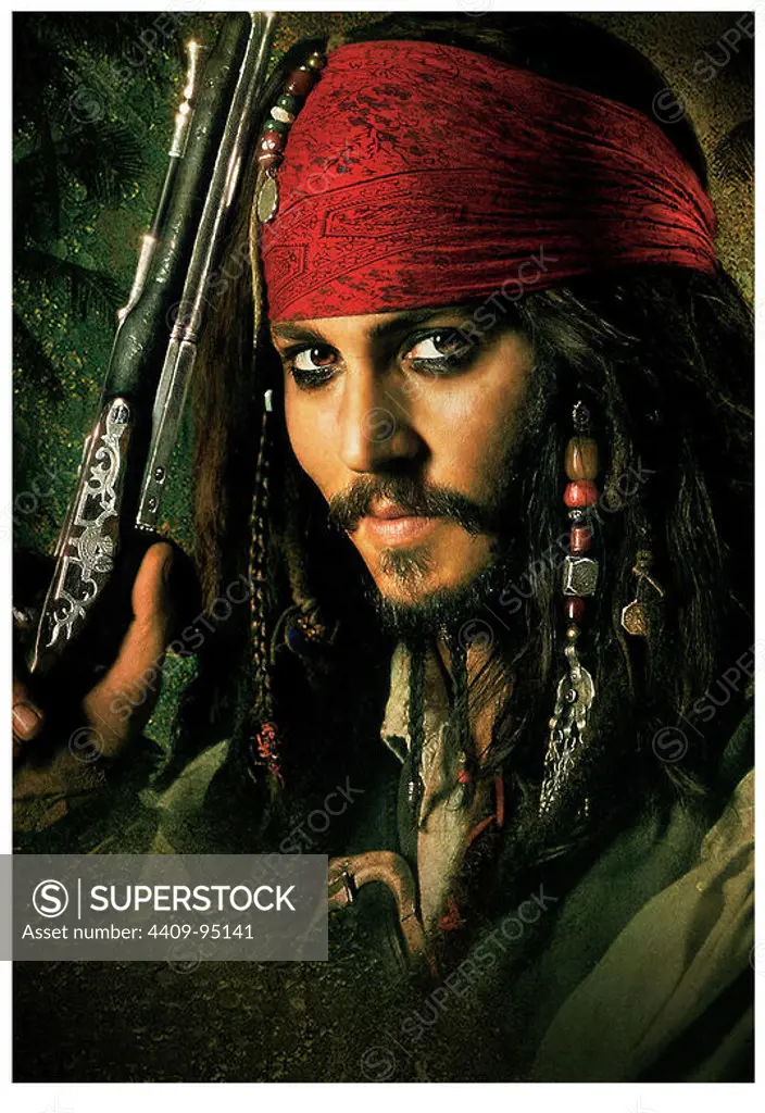 JOHNNY DEPP in PIRATES OF THE CARIBBEAN: DEAD MAN'S CHEST (2006), directed by GORE VERBINSKI.