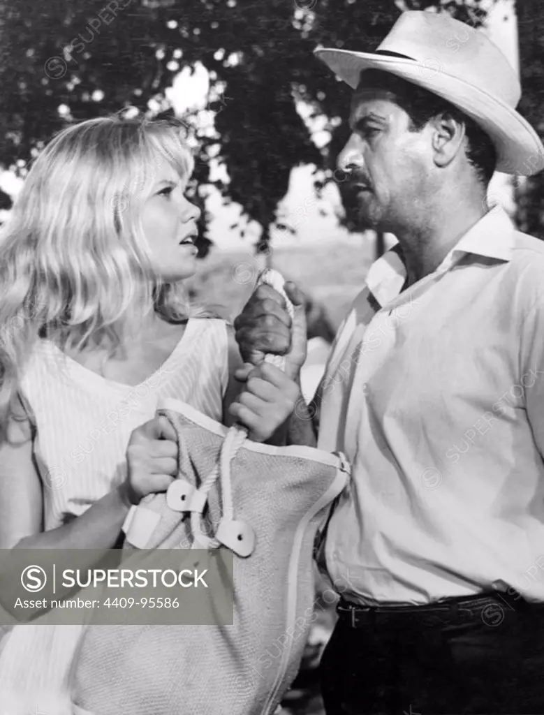 HAYLEY MILLS and ELI WALLACH in THE MOON-SPINNERS (1964), directed by JAMES NEILSON.