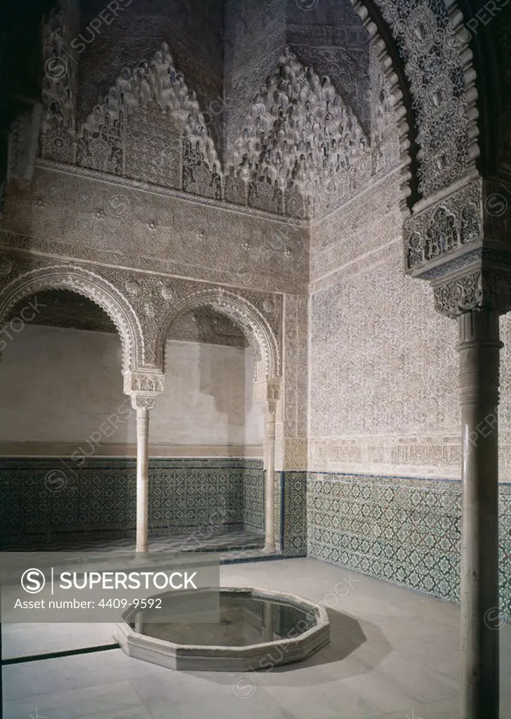 Hall of the Abencerrajes. Sala de los Abencerrajes. Granada, Alhambra. Location: ALHAMBRA-SALA DE LOS ABENCERRAJES. GRANADA. SPAIN.