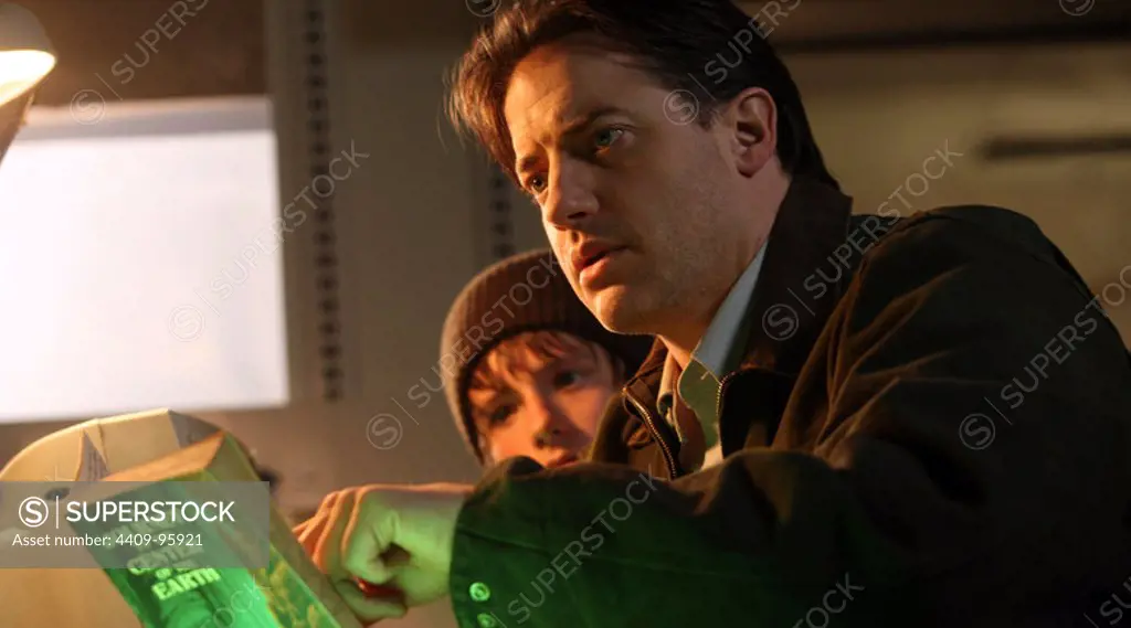 BRENDAN FRASER and JOSH HUTCHERSON in JOURNEY TO THE CENTER OF THE EARTH (2008), directed by ERIC BREVIG.