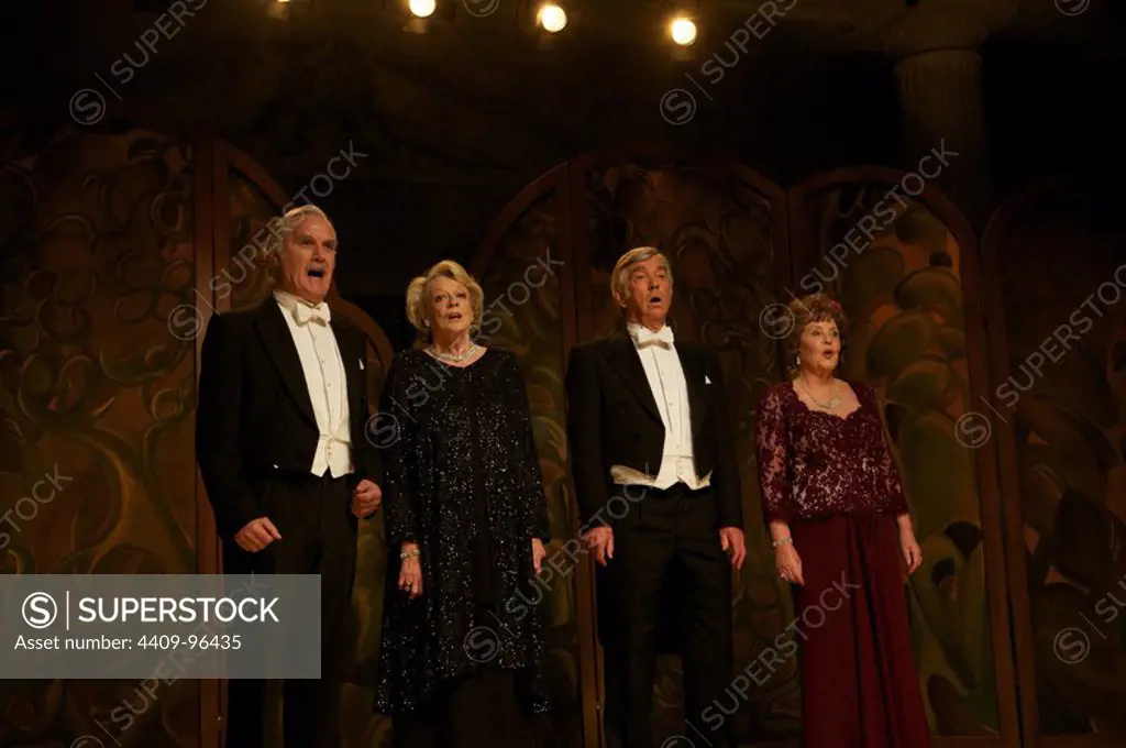 PAULINE COLLINS, MAGGIE SMITH, TOM COURTENAY and BILLY CONNOLLY in QUARTET (2012), directed by DUSTIN HOFFMAN and JULIA SOLOMONOFF.