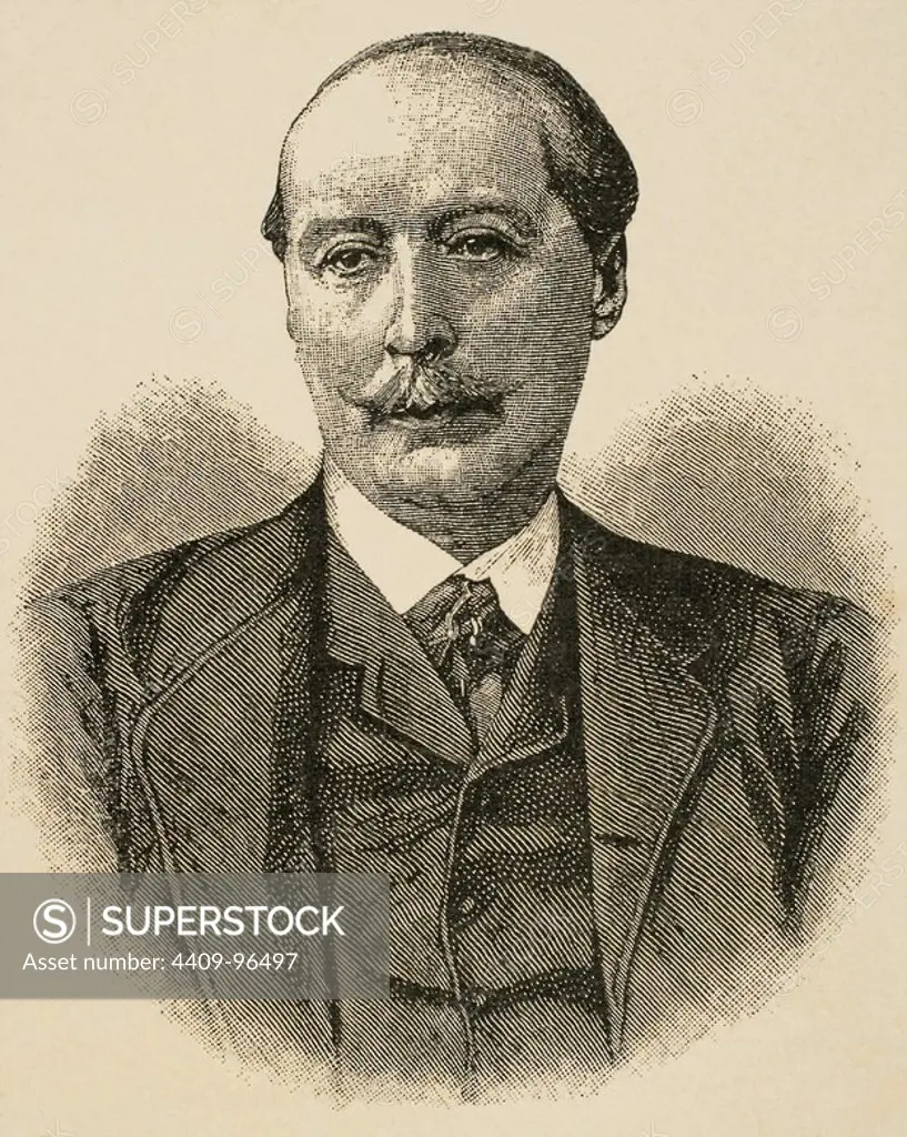 Paul von Hatzfeldt (1831-1901). Was a German diplomat. Count Hatzfeldt served as Ambassador to Constantinople from 1878 to 1881, as Foreign Secretary and head of the Foreign Office from 1881 to 1885, and as Ambassador to London from 1885 to 1901. Engraving. 19th century.