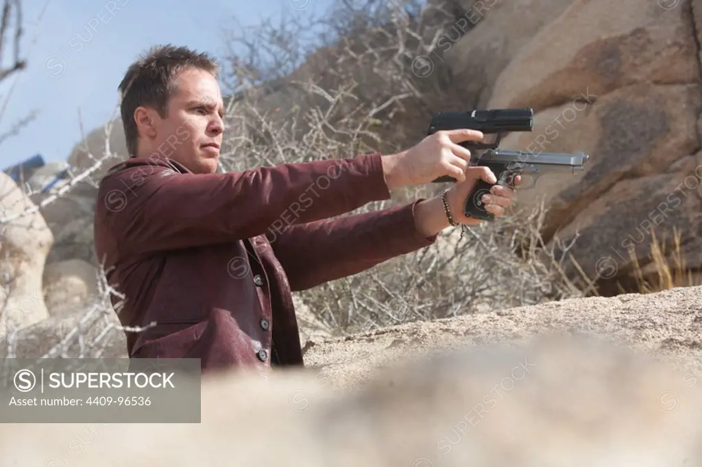 SAM ROCKWELL in SEVEN PSYCHOPATHS (2012), directed by MARTIN MCDONAGH.