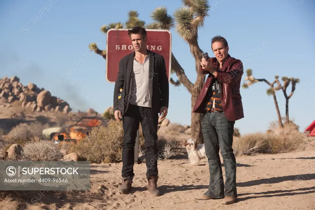 COLIN FARRELL and SAM ROCKWELL in SEVEN PSYCHOPATHS (2012), directed by MARTIN MCDONAGH.