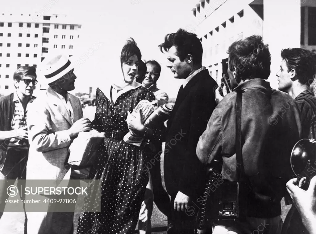 MARCELLO MASTROIANNI in THE SWEET LIFE (1960) -Original title: LA DOLCE VITA-, directed by FEDERICO FELLINI.