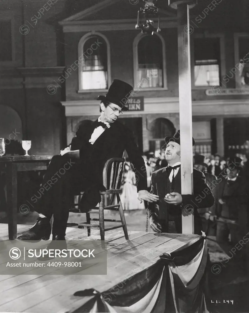 RAYMOND MASSEY in ABE LINCOLN IN ILLINOIS (1940), directed by JOHN CROMWELL.