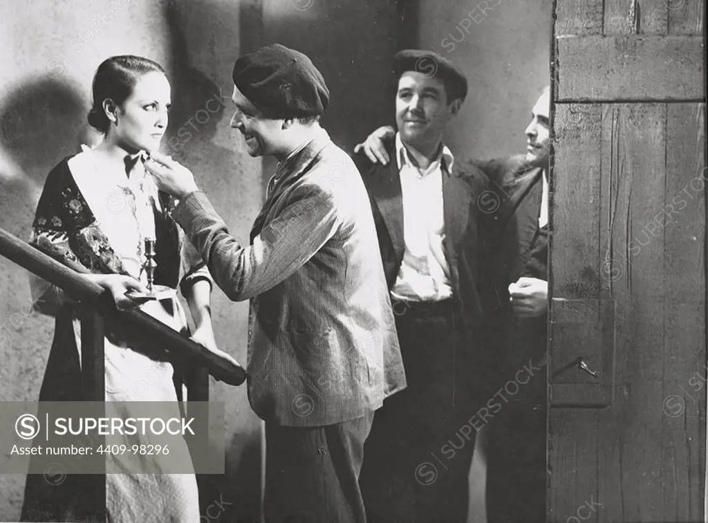 JOSE MARIA LADO, RICARDO NUÑEZ and ANTOÑITA COLOME in ALALA (1934), directed by ADOLF TROTZ.