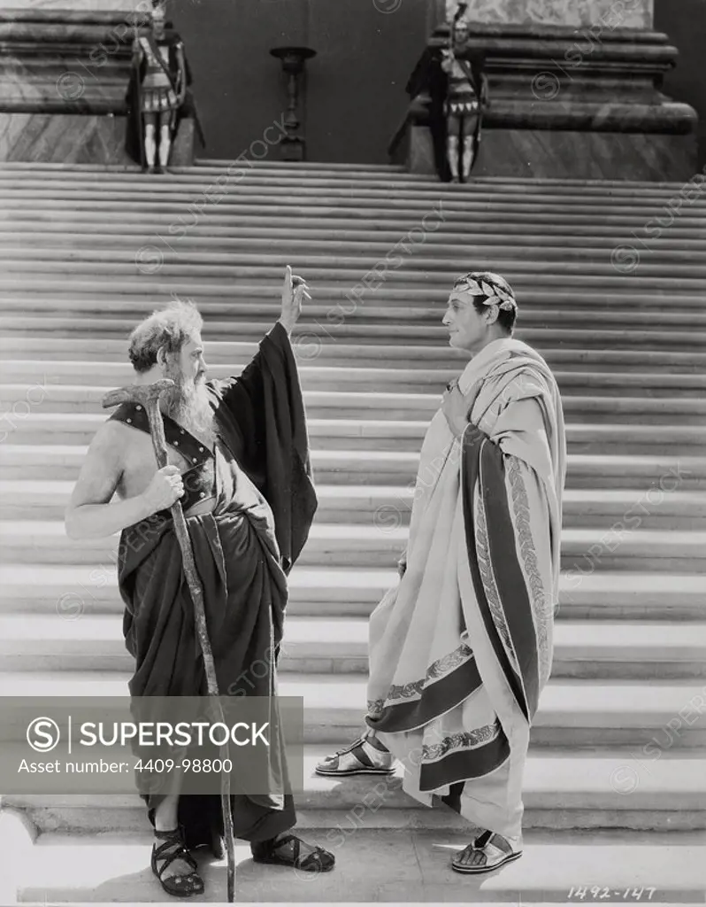 WARREN WILLIAM in CLEOPATRA (1934), directed by CECIL B DEMILLE.