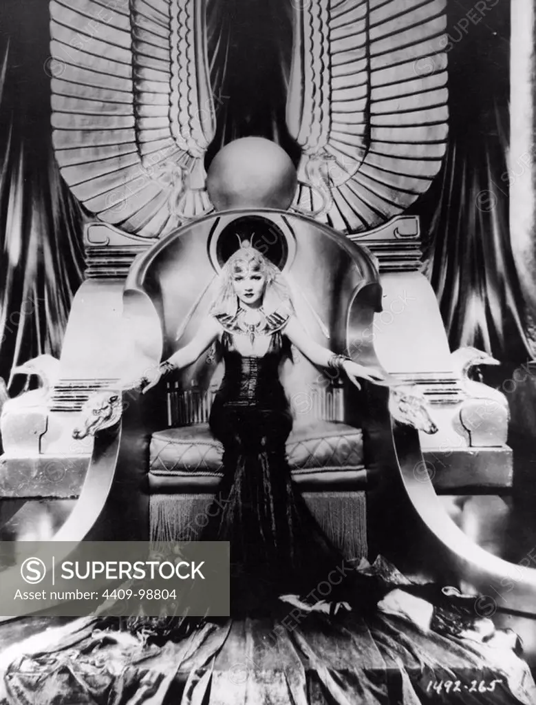 CLAUDETTE COLBERT in CLEOPATRA (1934), directed by CECIL B DEMILLE.
