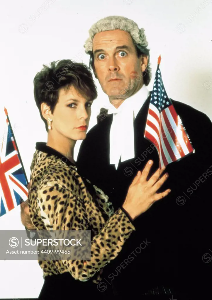 JOHN CLEESE and JAMIE LEE CURTIS in A FISH CALLED WANDA (1988), directed by CHARLES CRICHTON.