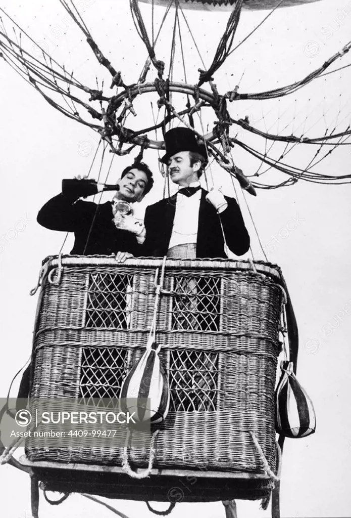 CANTINFLAS and DAVID NIVEN in AROUND THE WORLD IN EIGHTY DAYS (1956), directed by MICHAEL ANDERSON.