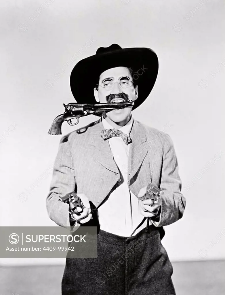 GROUCHO MARX in GO WEST (1940), directed by EDWARD BUZZELL.