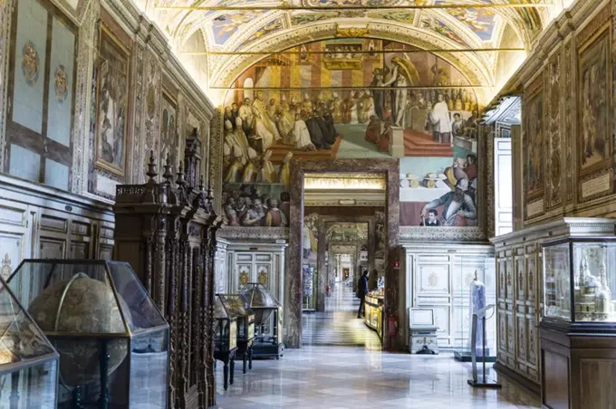 The Vatican Apostolic Library (1475).Vatican museum, Vatican city, Rome, Italy.