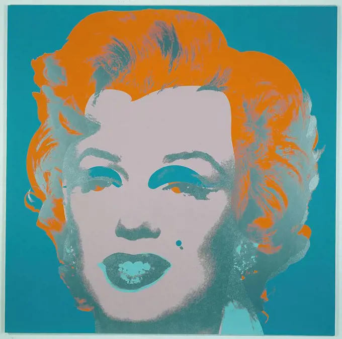 Marilyn Monroe (Marilyn). Andy Warhol (American, 1928-1987); printed by Aetna Silkscreen Products (American 20th century); published by Factory Additions (American, 20th century). Date: 1967. Dimensions: 914 x 914 mm. Color screenprint on cream card. Origin: United States. Museum: The Chicago Art Institute, Chicago, USA.
