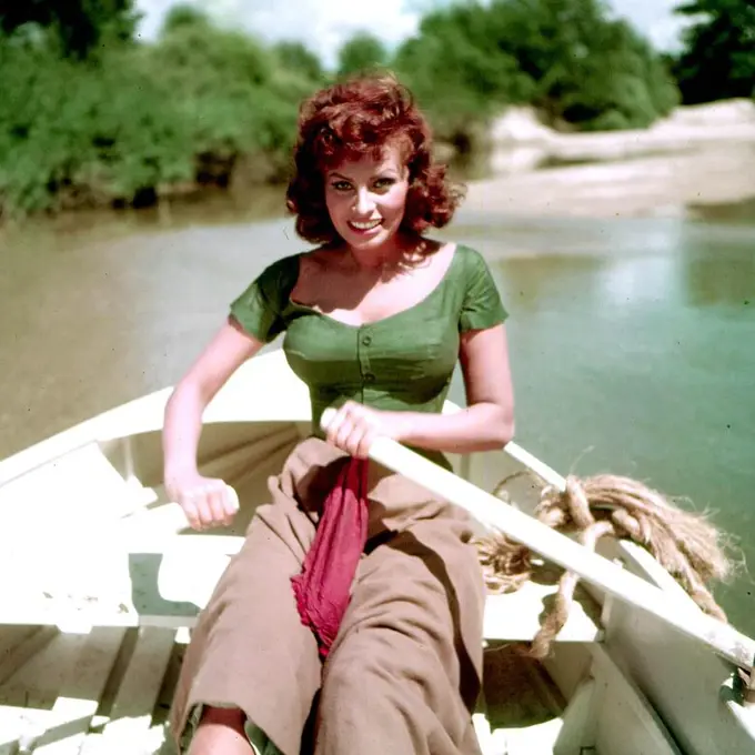SOPHIA LOREN in THE PRIDE AND THE PASSION (1957), directed by STANLEY KRAMER.