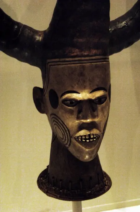 Africa. Nigeria. Ekoi mask. 19th century. British Museum. London. England. United Kingdom.