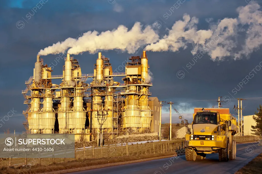 CEMEX Cement Works and Limestone Crushing Plant, Shap Fell, Cumbria, England