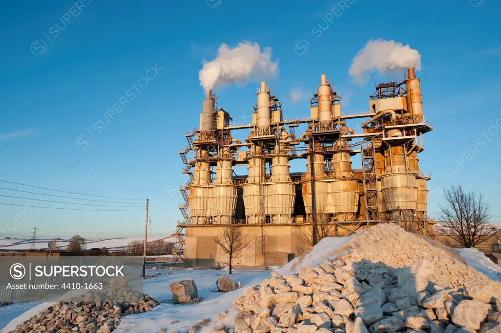 CEMEX Cement Works and Limestone Crushing Plant, Shap Fell, Cumbria, England