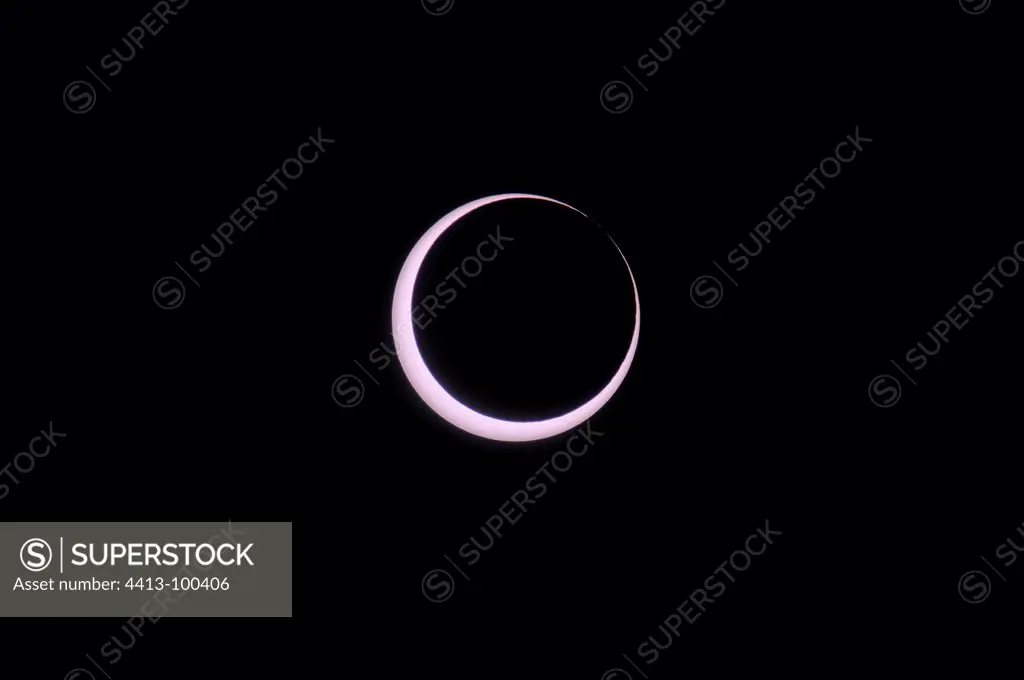 Annular solar eclipse from Kenya