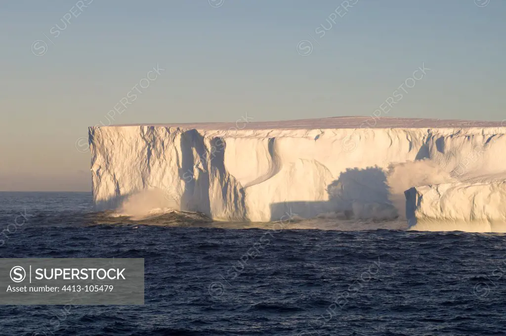 Tabular iceberg in the Bransfield Strait Antarctica