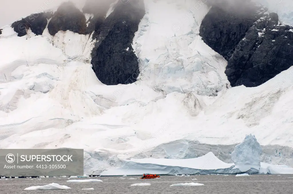 Iceberg Pleneau Island Lemaire Channel Antarctic Peninsula