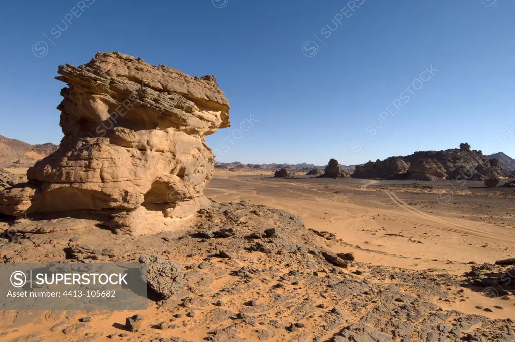 Massif Akakus Sahara Desert Fezzan Libya