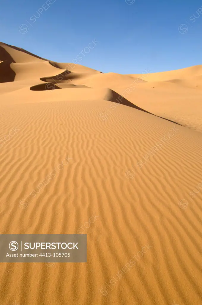 Sand dune Erg Awbari Sahara Desert Fezzan Libya
