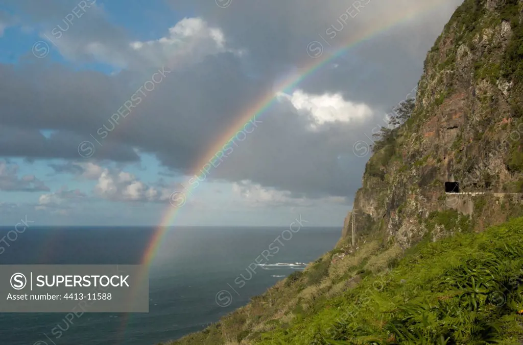 Rainbow Ponta Delgada Madeira Portugal