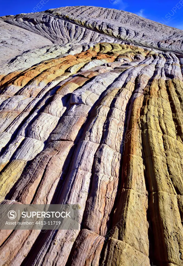Sandstone layers Navajo Large Staircase Escalente Utah the USA