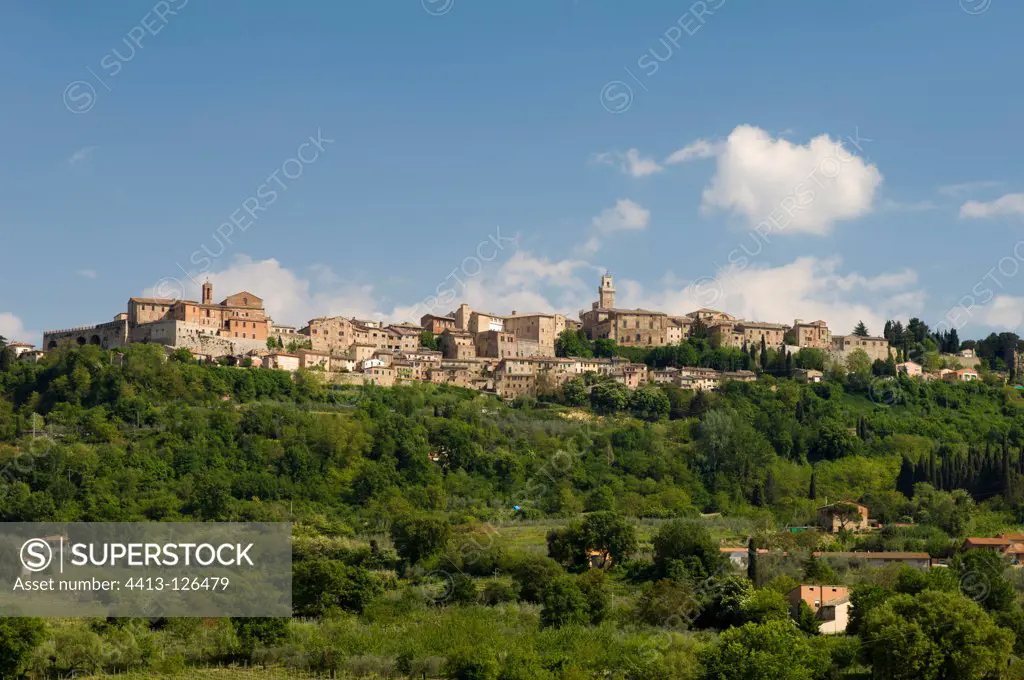 Montepulciano city Val d'Orcia Tuscany Italy
