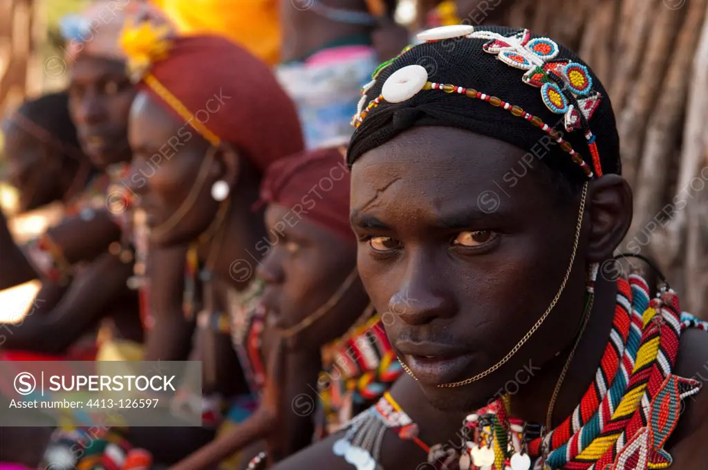 Samburu Tribesman Loisaba Laikipia Kenya