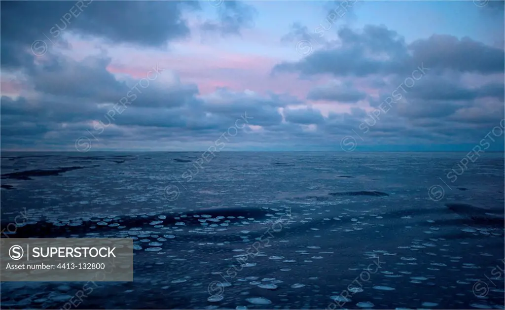 Ice in Baffin Bay Canada