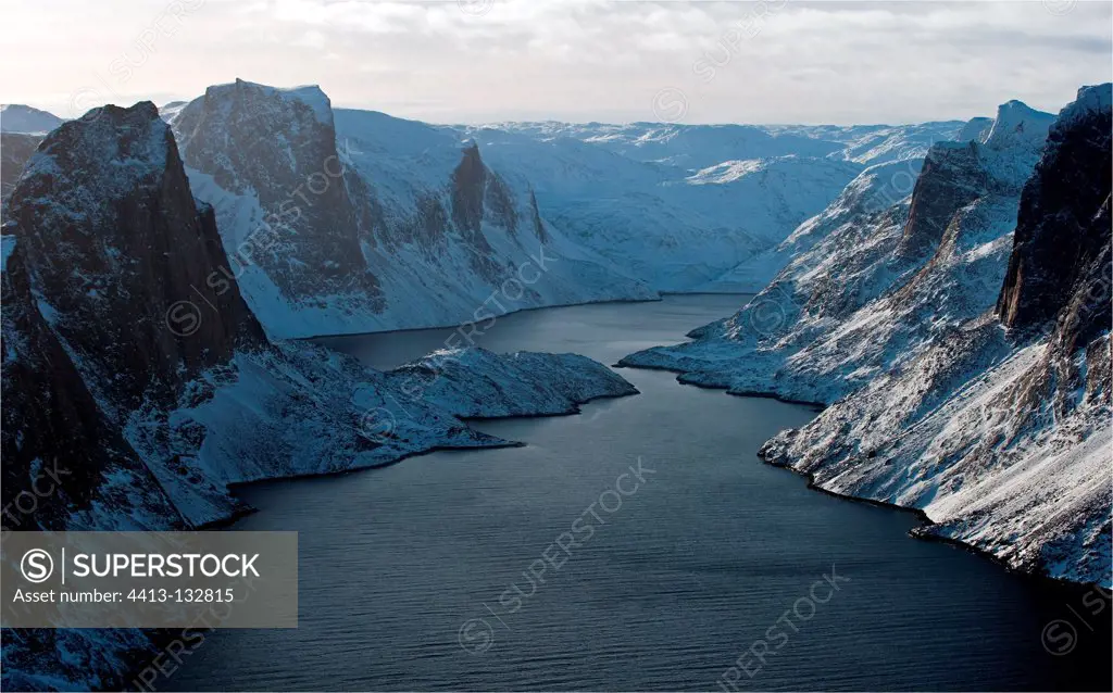 Fjord Meta Incognita Peninsula Baffin Island Canada
