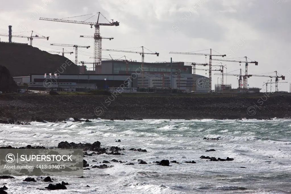 Construction of the EPR Nuclear Flamanville France