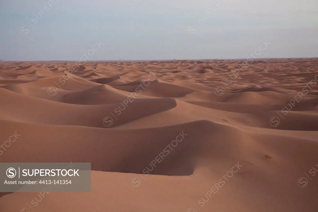 Sand dunes in the Draa Valley in Morocco