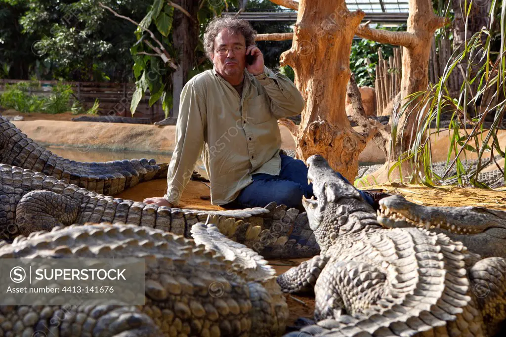 Luc Fougeirol calling and Crocodiles Crocodile Farm France