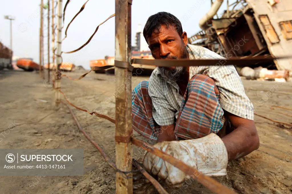 To prevent access to the ship-breaking yard Bangladesh