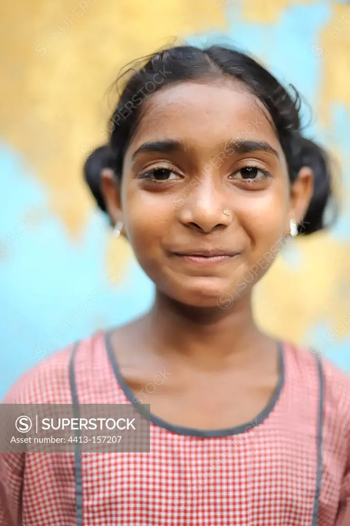 Schoolgirl from the Tomorrow Foundation Calcutta India