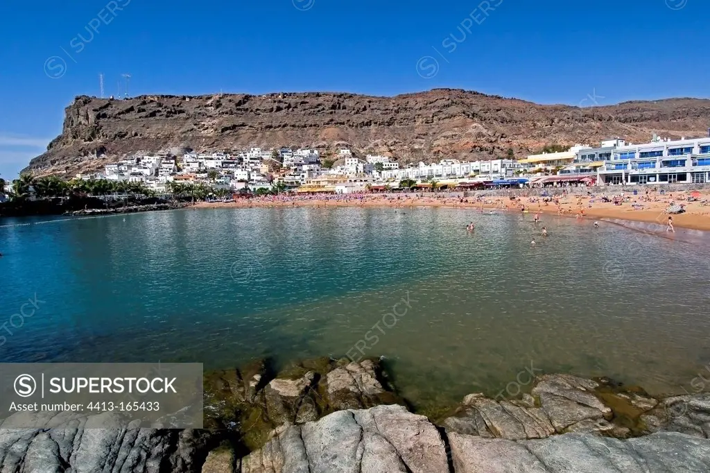 Sea resort of Mogán in Canary Islands