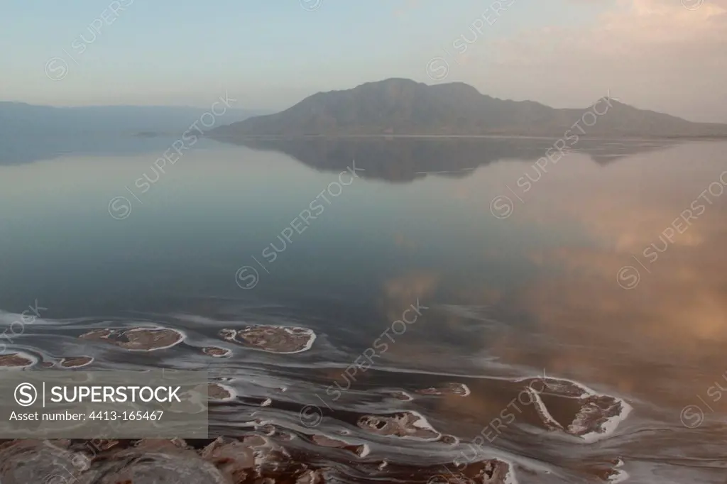 Lake Natron and the rift valley escarpment Northern Tanzania