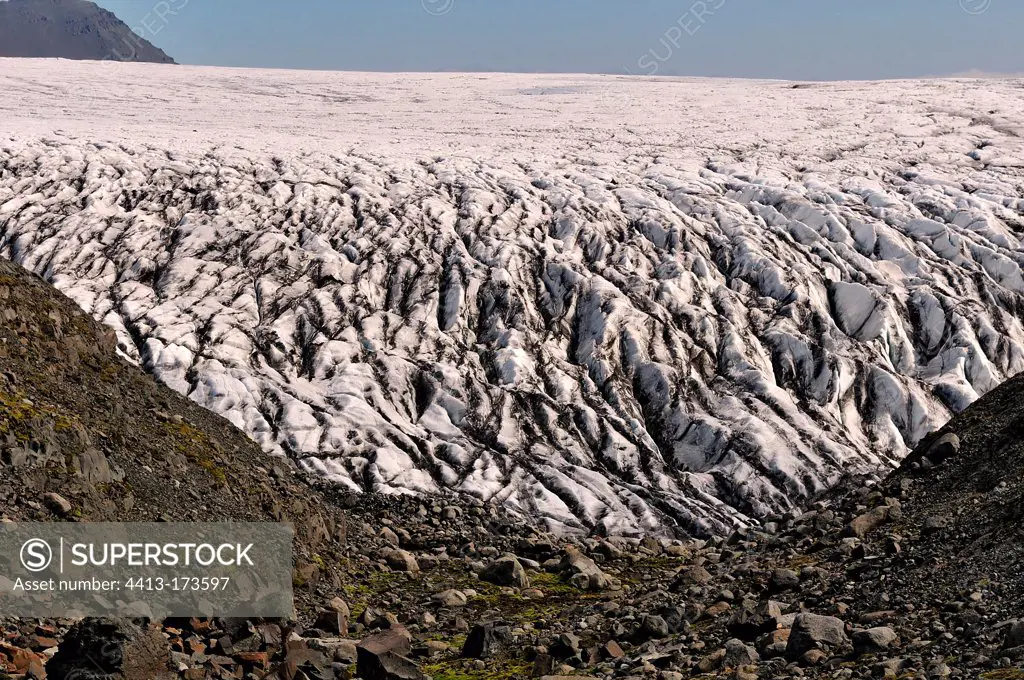 Glacier in Skalafellsjökull to BorgarhöfnIceland
