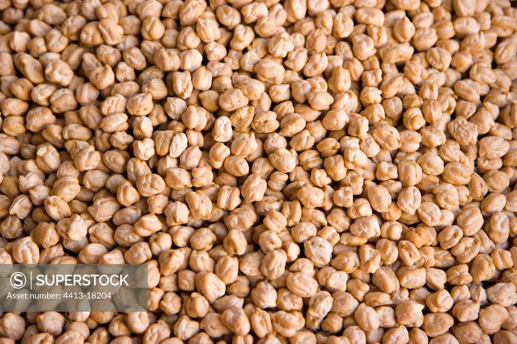 Dry Chick peas at market Provence France